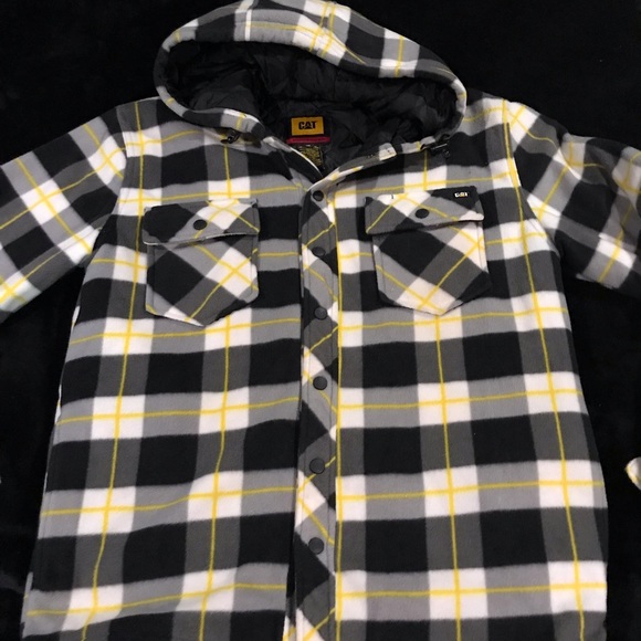 caterpillar flannel jacket
